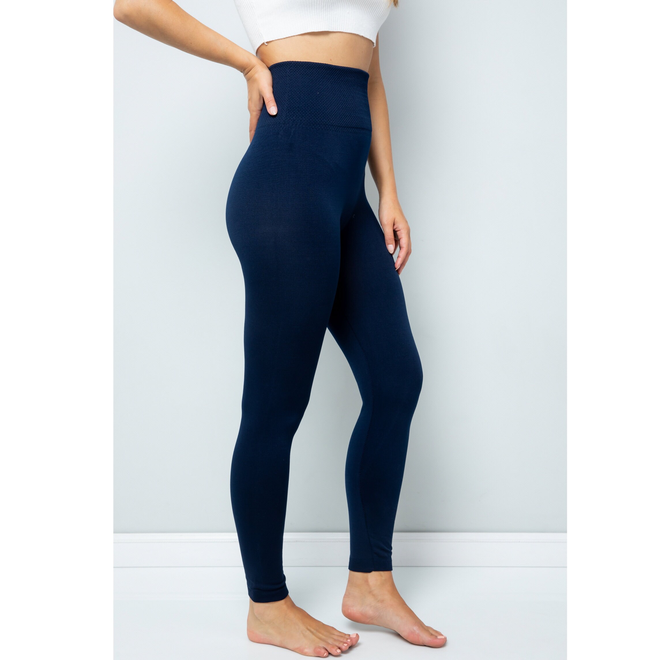 Solid High Waisted Tummy Control Leggings Women's Ultra - Etsy