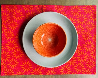 Flower Handmade placemat - set of 2