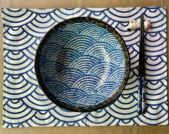 Handmade water resistant placemat - set of 2