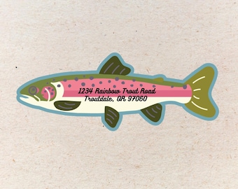 Custom Rainbow Trout Sticker