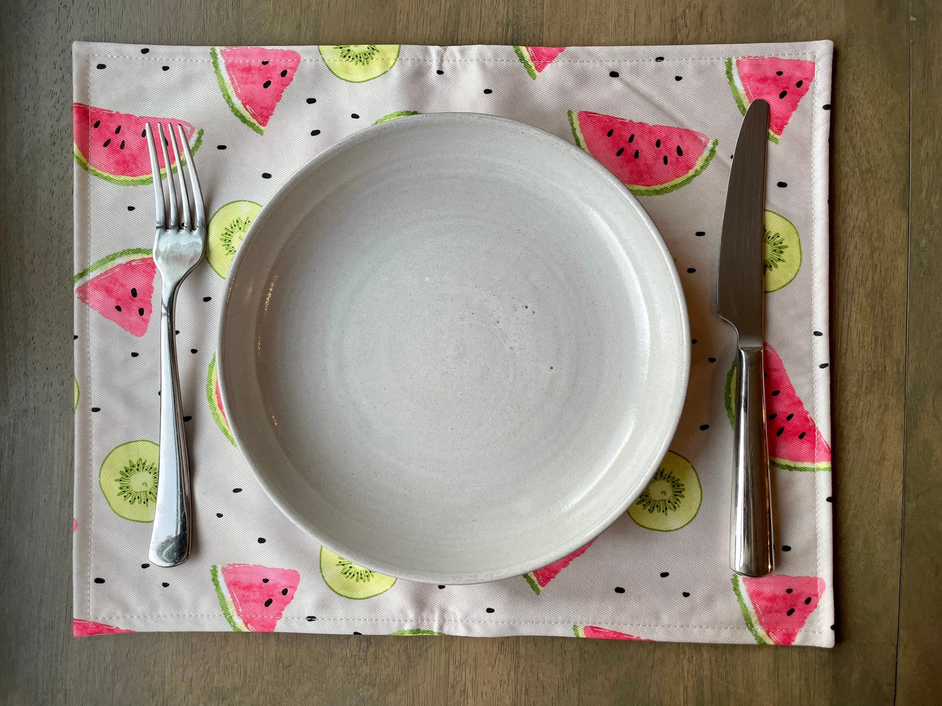 Handmade water resistant placemat set of 2 Etsy.de