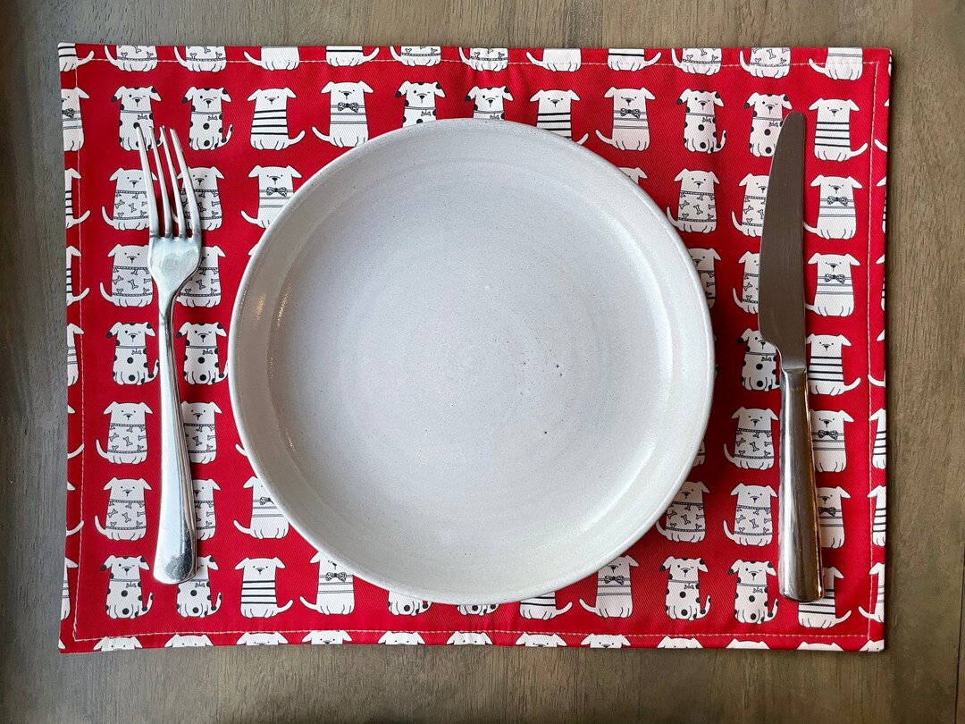 Handmade water resistant placemat set of 2 Etsy.de