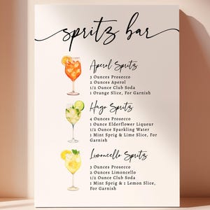 EDITABLE | Spritz Bar Sign Template, 0042AA