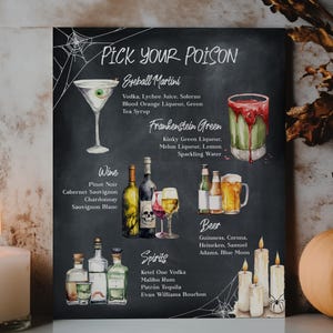 EDITABLE | Halloween Bar Menu Template, 0041AA