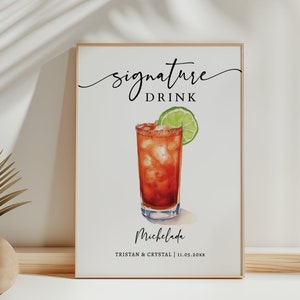EDITABLE | Michelada Bar Sign Template, 0042AA