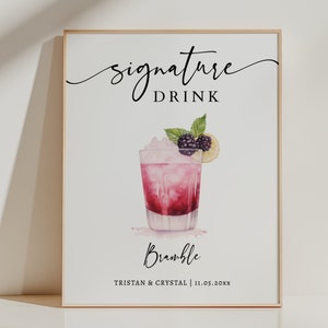 EDITABLE | Bramble Bar Sign Template, 0042AA
