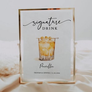 EDITABLE | Penicillin Bar Sign Template, 0042AA