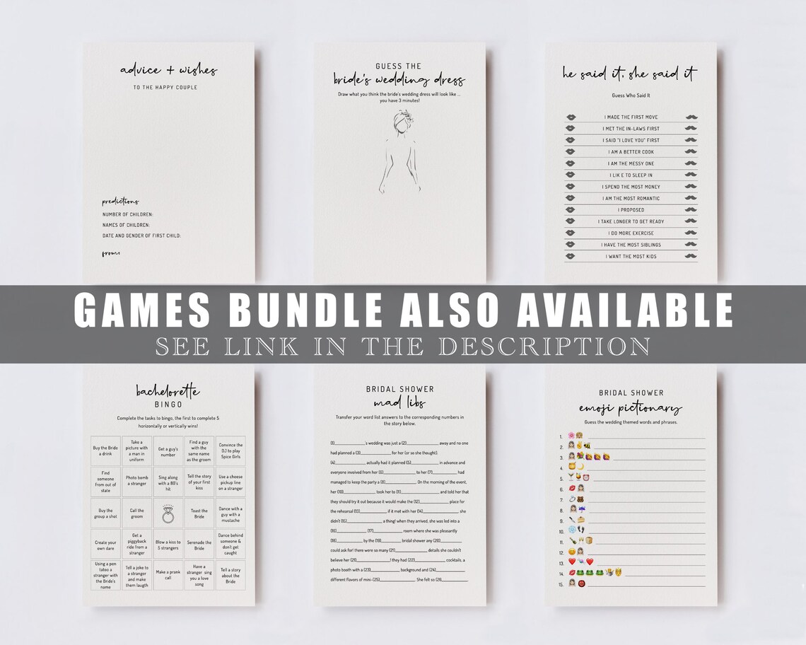 EDITABLE Over or Under Game Template Minimalist - Etsy