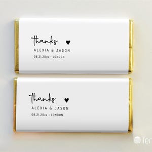 EDITABLE | Candy Bar Wrapper Template, 0001AA
