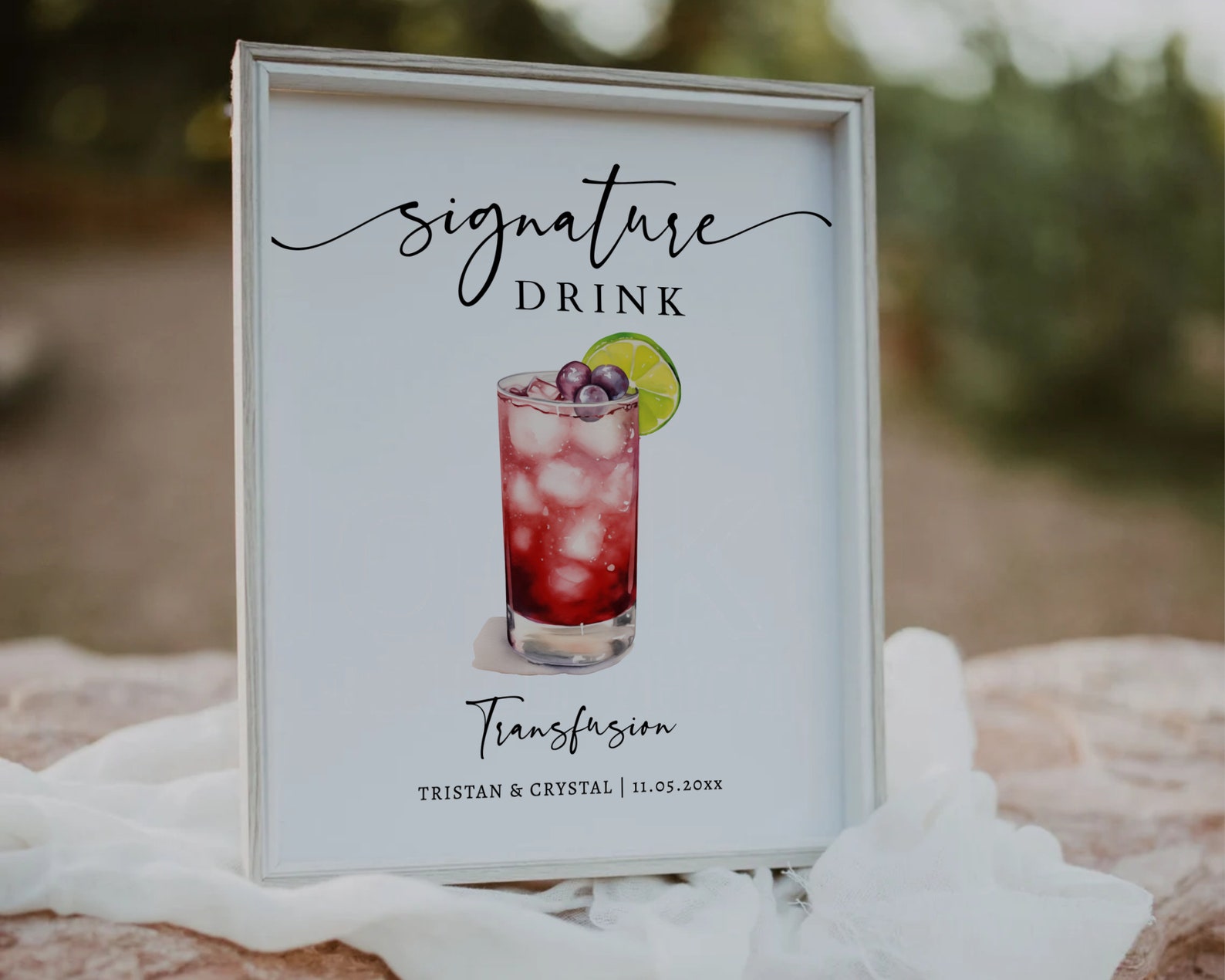 Transfusion Cocktail Sign EDITABLE | Transfusion Bar Sign Template, 0042AA - Etsy