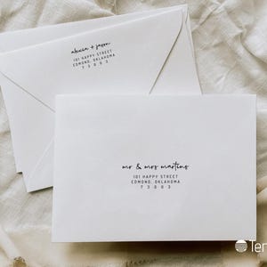 EDITABLE | Minimalist Envelope Template, 0001AA