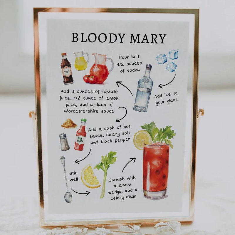 Bloody Mary Bar - Etsy