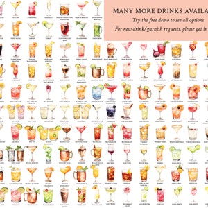 EDITABLE | Signature Drink Sign Template, 0042AA bild 6