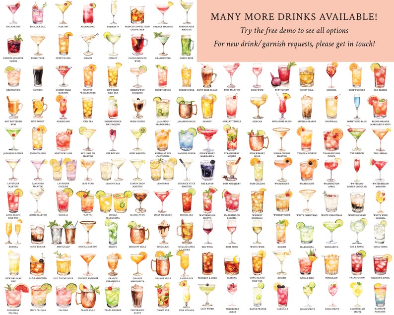 EDITABLE | Signature Drink Sign Template, 0042AA bild 6