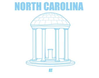 UNC Chapel Hill Digital Print - Well
