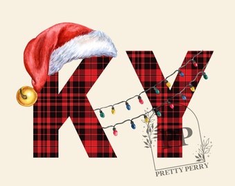 ケンタッキー チェック柄 クリスマス PNG | ケンタッキー クリスマス昇華デザイン