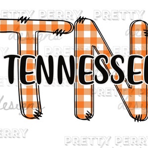 Tennessee Plaid Cheetah Print Sublimation PNG Instant Download Digital
