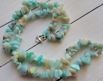 Amazonite Splitter Halskette