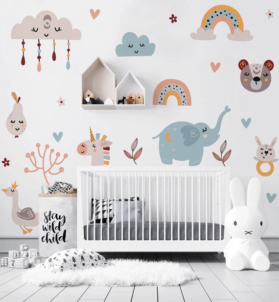 Cute Little Animal Wall Sticker Cute Little Animal Wall Sticker
