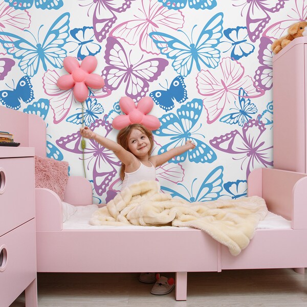 Butterfly Mural - Etsy
