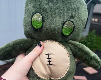 Handmade Turtle Scar Buddy Plush • Heart Surgery Comfort Toy