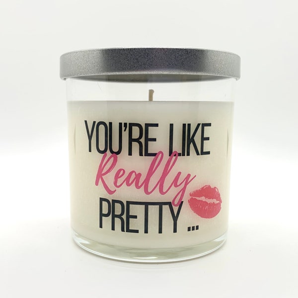 Mean Girls Inspired; Mejor amigo Candle; Vela de contenedor de soja hecha a mano; Regalo de cumpleaños para ella; dama de honor gracias regalo; favor de la ducha;