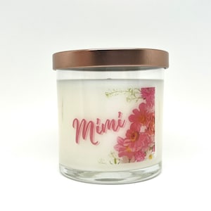 Mimi Candle; Mimi gifts; Grandmother candle; Personalized gift for Mimi; Mothers Day