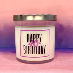 40th Birthday Candle Gift for Her