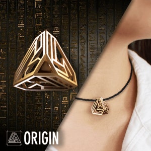 ORIGIN, Dune, Egyptian, Fifth-Element Inspired Pendant