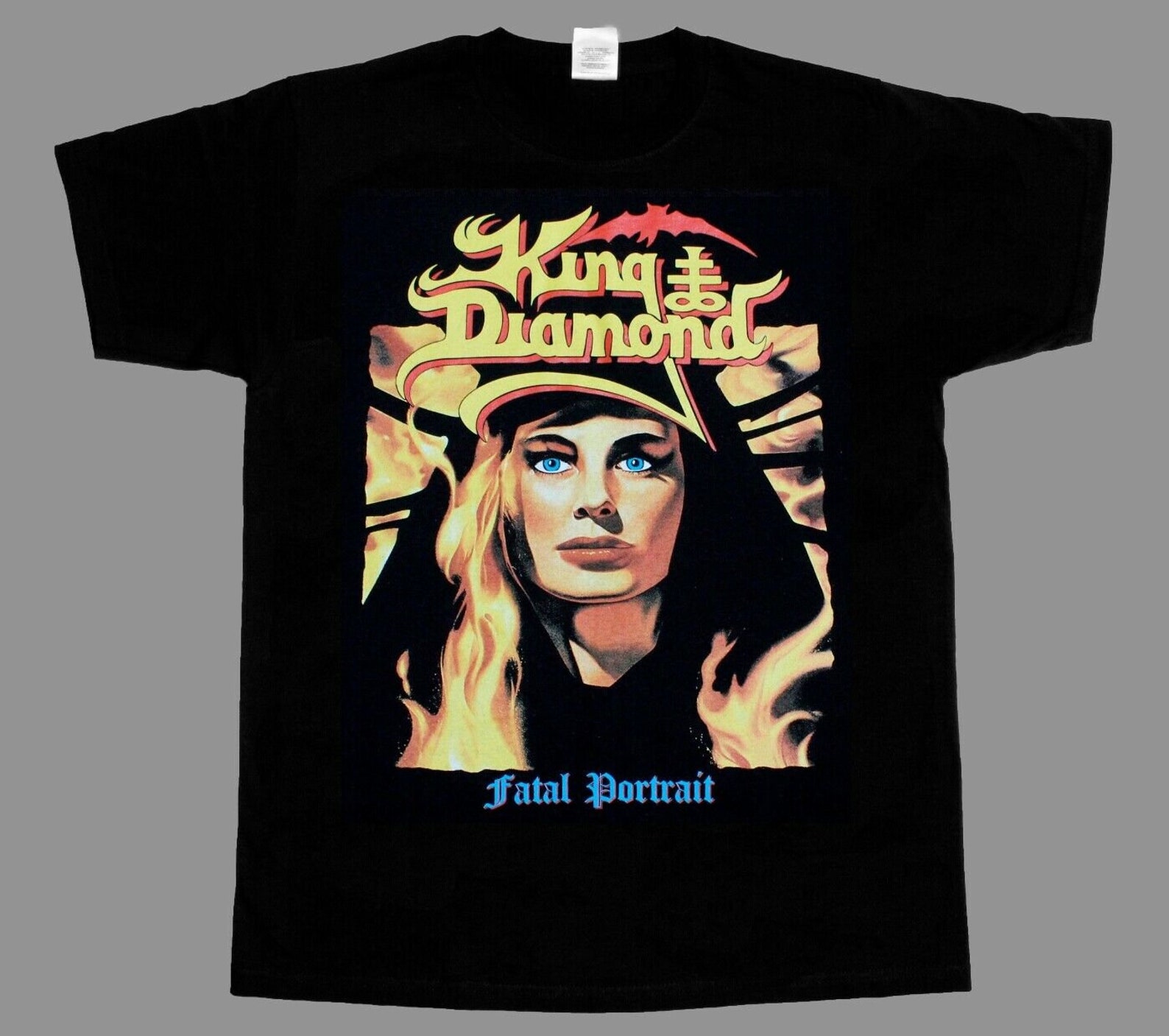 King Diamond Vintage T Shirt Fatal Portrait'86 New Black Etsy
