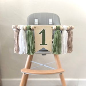 First Birthday Highchair Banner / Smash Cake Garland / First Birthday / Birthday Garland / Smash Cake Decor / Wild One Birthday