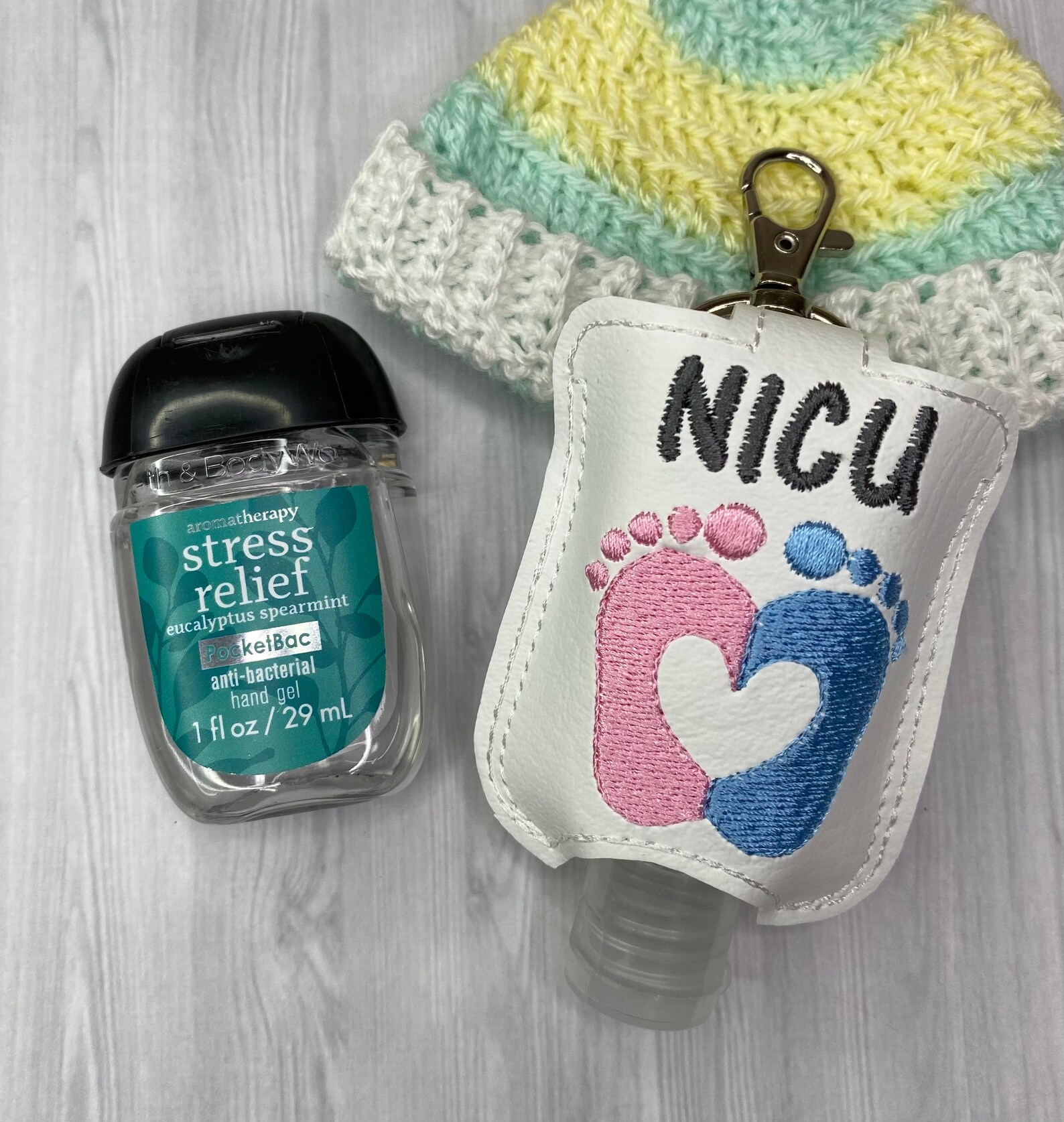 NICU Baby Feet Sanitizer Case / NICU Nurse Gift / Labor and Etsy