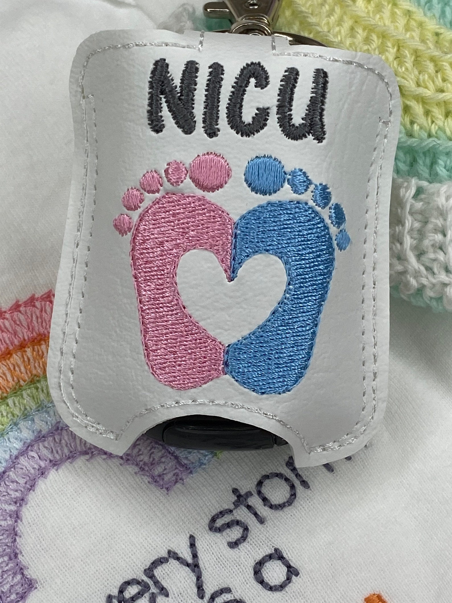 NICU Baby Feet Sanitizer Case / NICU Nurse Gift / Labor and Etsy