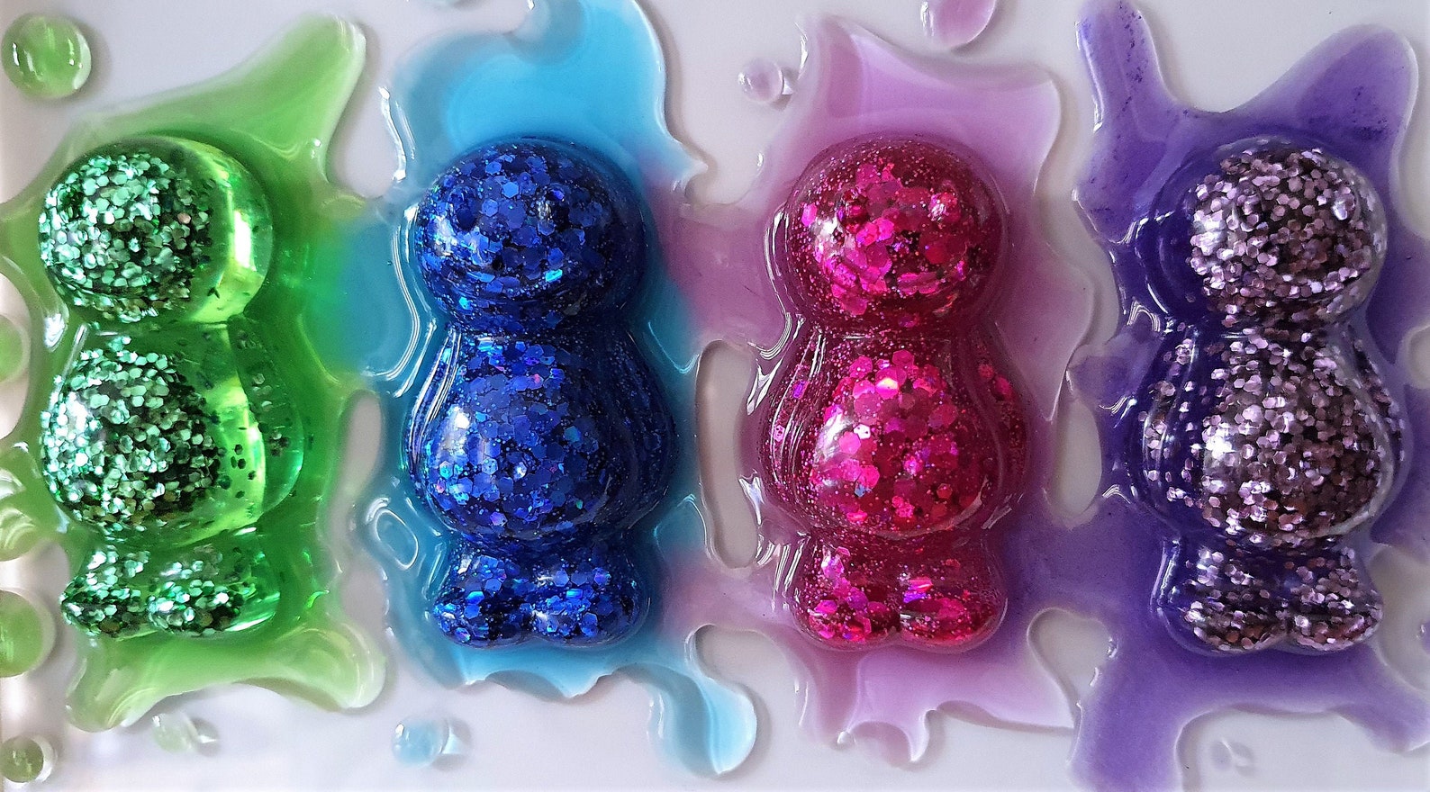 Resin Jelly Baby Art Framed Family Rainbow Colours Etsy