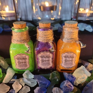 Witches Brew Halloween Potion Bottle Decor