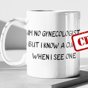 Funny Coffee Mugs, Not a gynecologist, mug, Offensive mug, funny mug, coffee mug