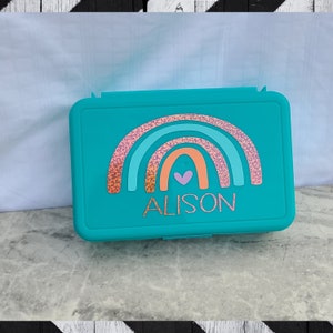 Back To School Pencil Case, Personalized Pencil Box, Girls School Supplies, Monogram Pencil Box, Personalized Storage Box Alison