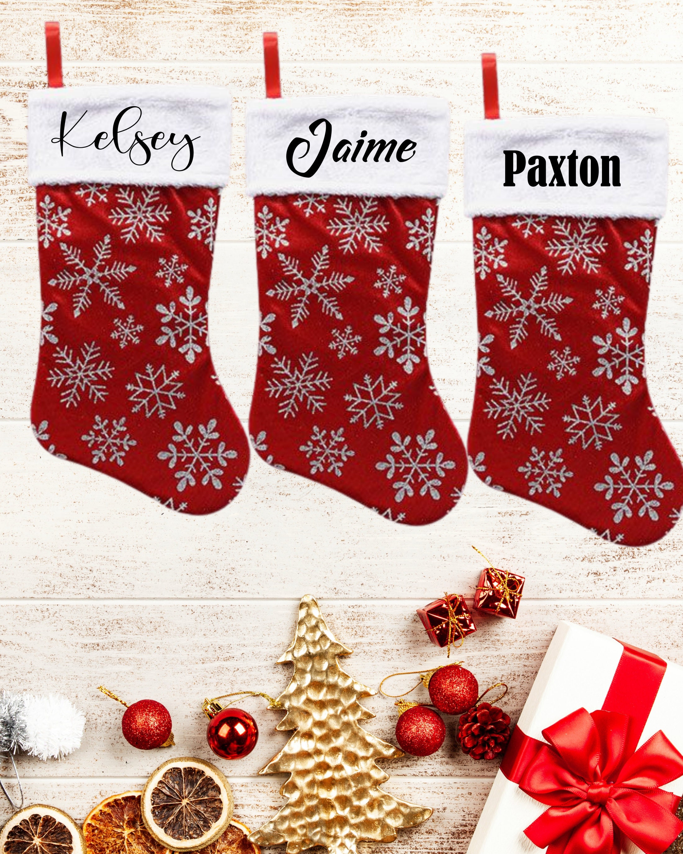 Personalized Christmas Stockings with Names Christmas  Etsy