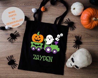 Halloween Scary Face Treat Bag - 25x30 Cm Non-Woven Tote With Handles For Trick Or Treat Candy & Party Decor
