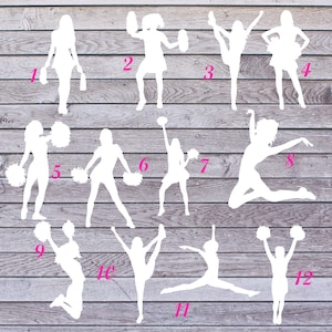 Cheerleader, Decals ,Custom Decals, Laptop ,Sticker ,Phone Stickers, cheerleader gifts, cheer mom, cheer, cheerleading