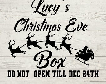 Christmas Eve Box Decals