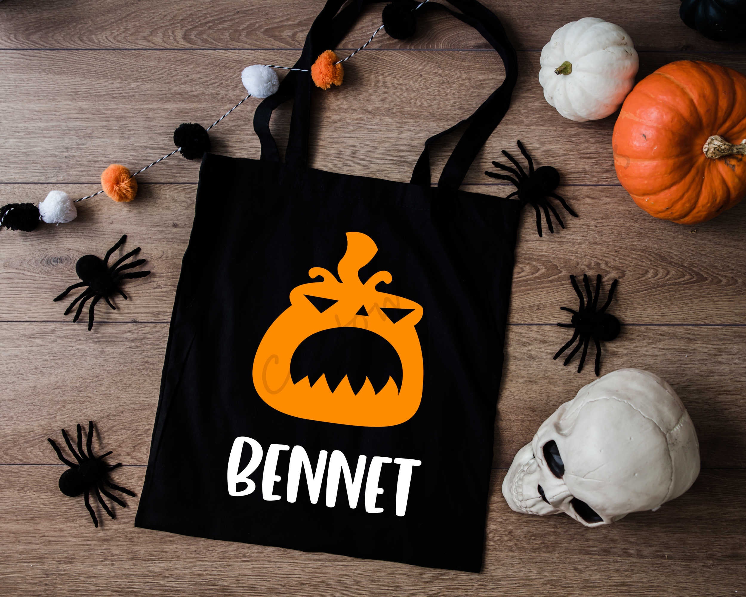 Sacchetto Di Halloween A Forma Di Zucca Con Pipistrelli E Castello - Borsa Per Dolcetto O Scherzetto, Ideale Per Feste E Bambini