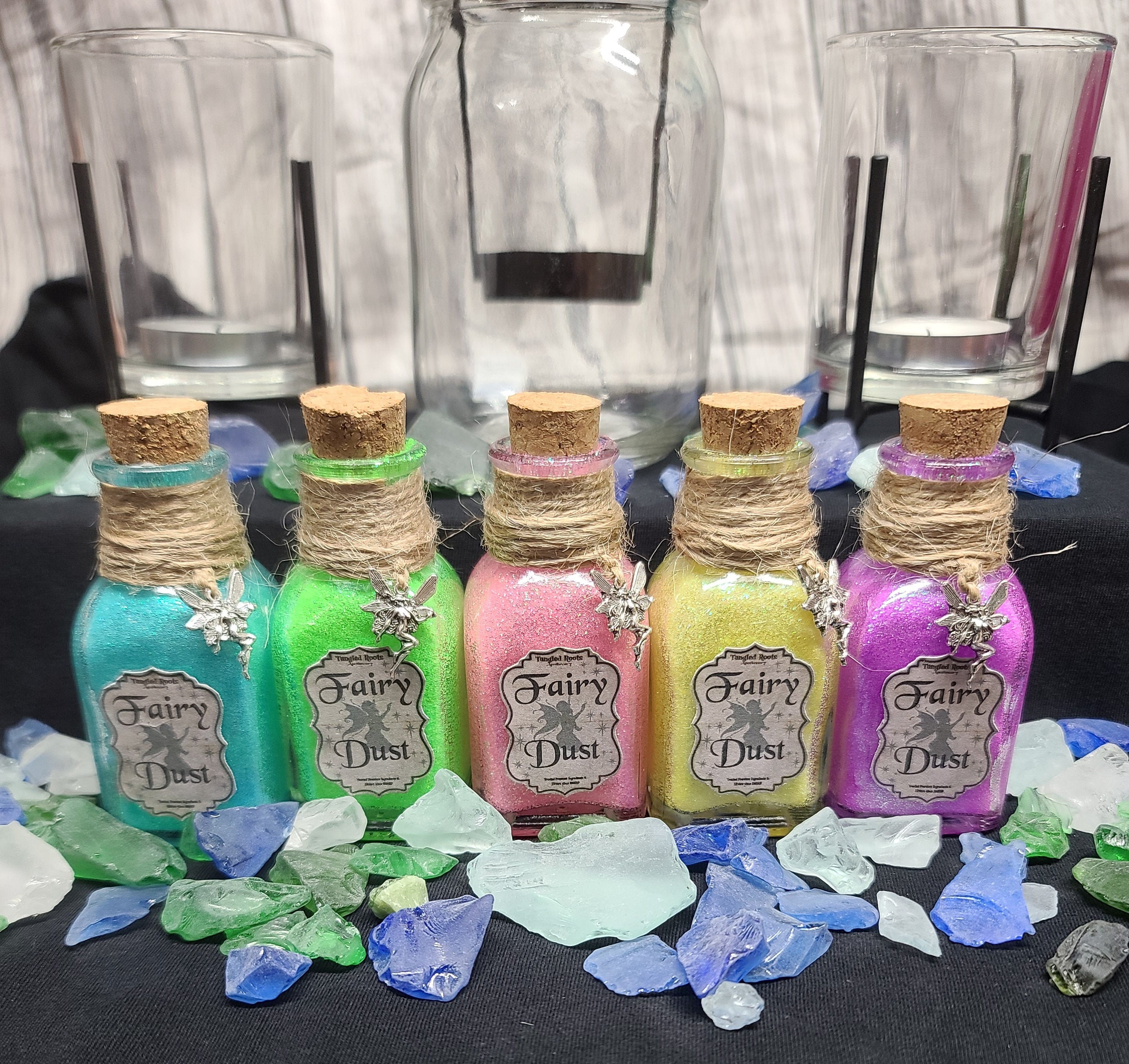 妖精の粉のポーションボトルの装飾 - Etsy 日本