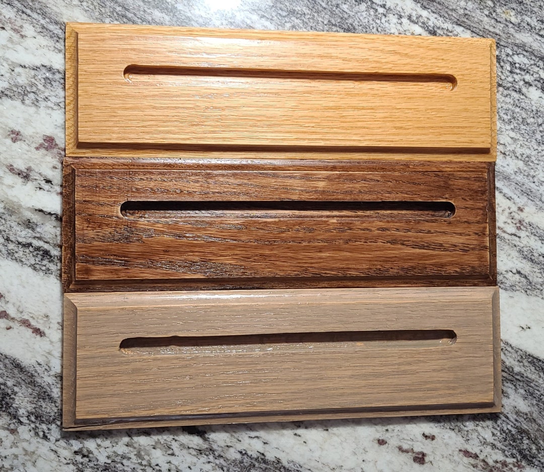 Wood Tile Plaque Stands Wooden Stands for Name Tiles Mom Etsy