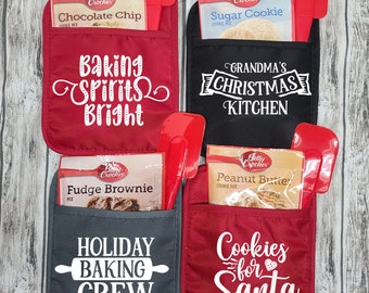 Portamacetas de Navidad y juegos de regalo / Regalos para hornear / Regalos para ella / Regalos de cocina / Galletas de Navidad