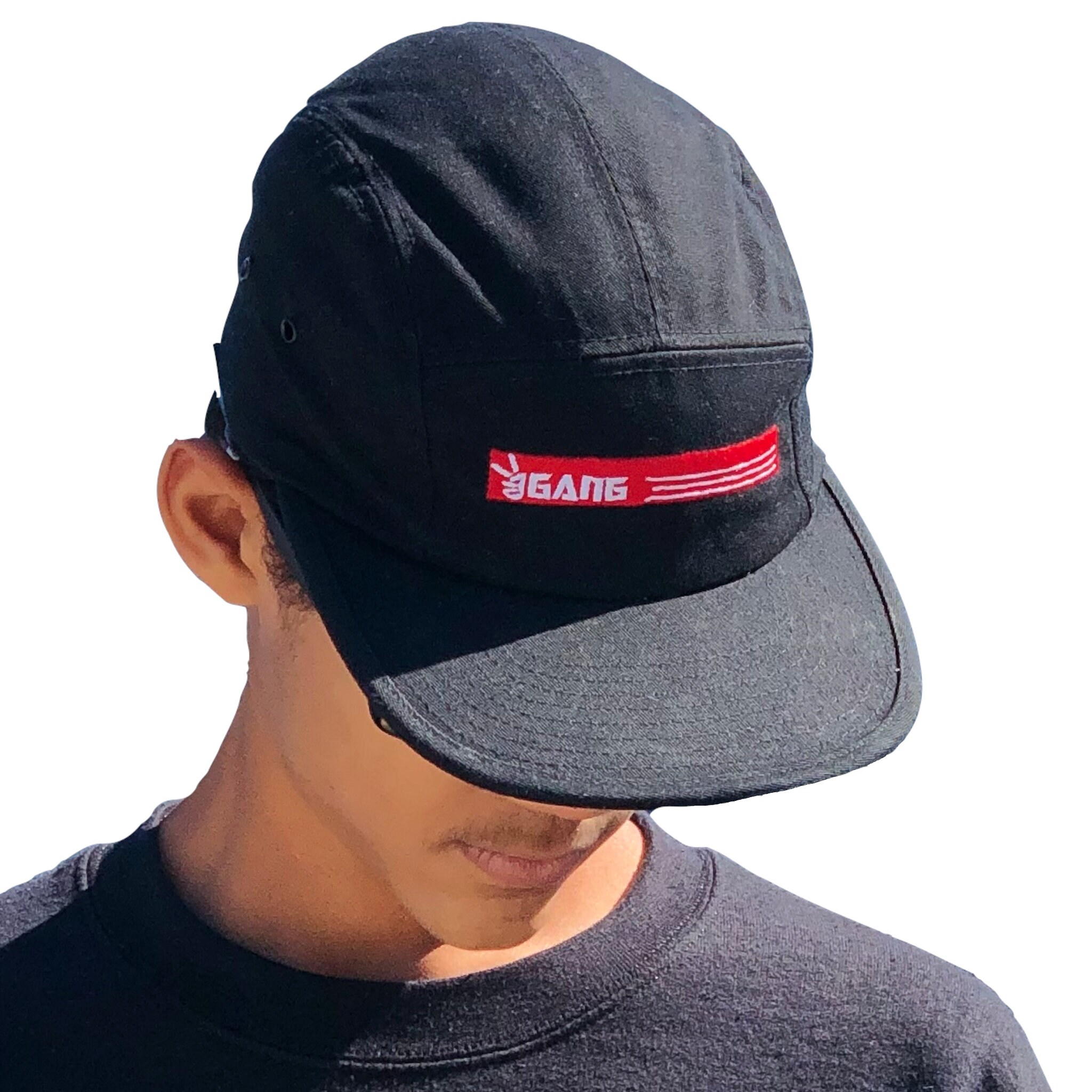 Low Profile 5 Panel Cap Attractive Mens 