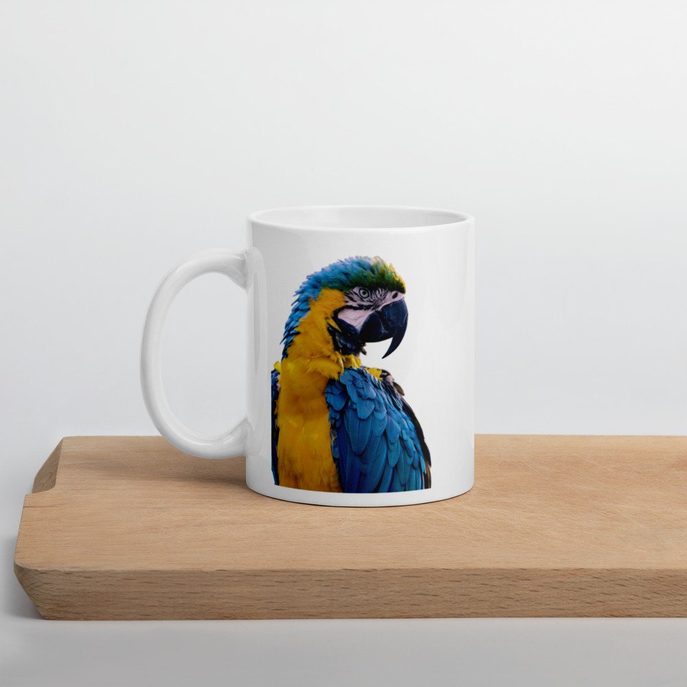 Custom parrot mug Parrot lover gift Etsy