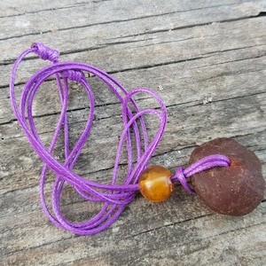 Natural Baltic amber, amber bagel