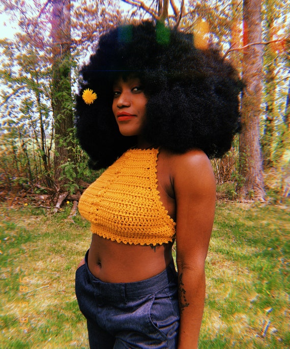 Crochet Crop Top Etsy