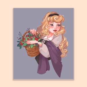 Sleeping Princess - Art Print (5x7)